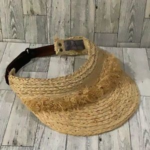 Lola Hats women’s woven beach summer vacation visor hat